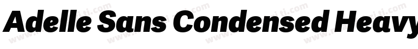Adelle Sans Condensed Heavy字体转换